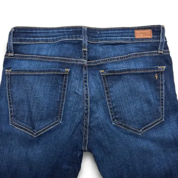 Joie Mid-Rise Skinny Jeans Dark Blue Ravine Womens 27 - Picture 6 of 11